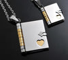 "Love Letter" Book Pendants