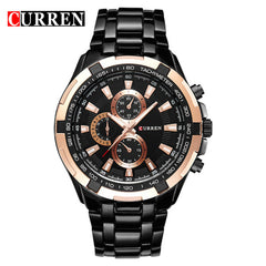 2017 Brand Luxury full stainless steel Watch Men Business Casual quartz Watches Military Wristwatch waterproof Relogio New SALE