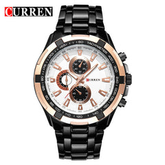 2017 Brand Luxury full stainless steel Watch Men Business Casual quartz Watches Military Wristwatch waterproof Relogio New SALE