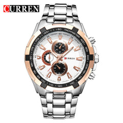 2017 Brand Luxury full stainless steel Watch Men Business Casual quartz Watches Military Wristwatch waterproof Relogio New SALE