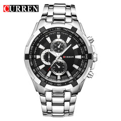 2017 Brand Luxury full stainless steel Watch Men Business Casual quartz Watches Military Wristwatch waterproof Relogio New SALE