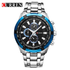 2017 Brand Luxury full stainless steel Watch Men Business Casual quartz Watches Military Wristwatch waterproof Relogio New SALE