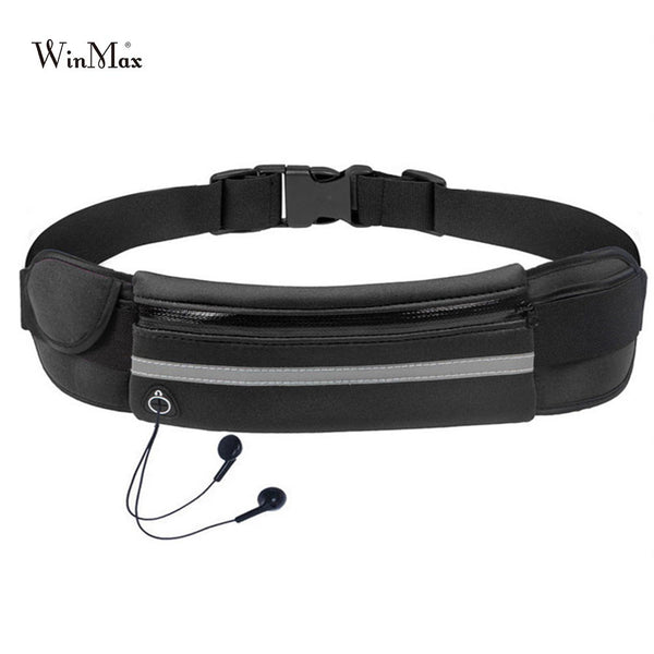 New Outdoor Running Waist Bag Waterproof Mobile Phone Holder Jogging Belt Belly Bag Women Gym Fitness Bag Lady Sport Accessories