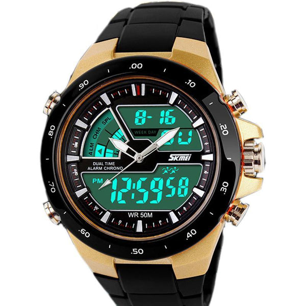 Waterproof Silicone quartz Military Casual Sports Men's Watches