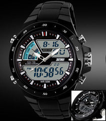 Waterproof Silicone quartz Military Casual Sports Men's Watches