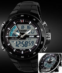 Waterproof Silicone quartz Military Casual Sports Men's Watches