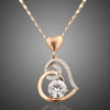 Stellux Crystals Heart Pendant Necklace for Valentine's Day Gift